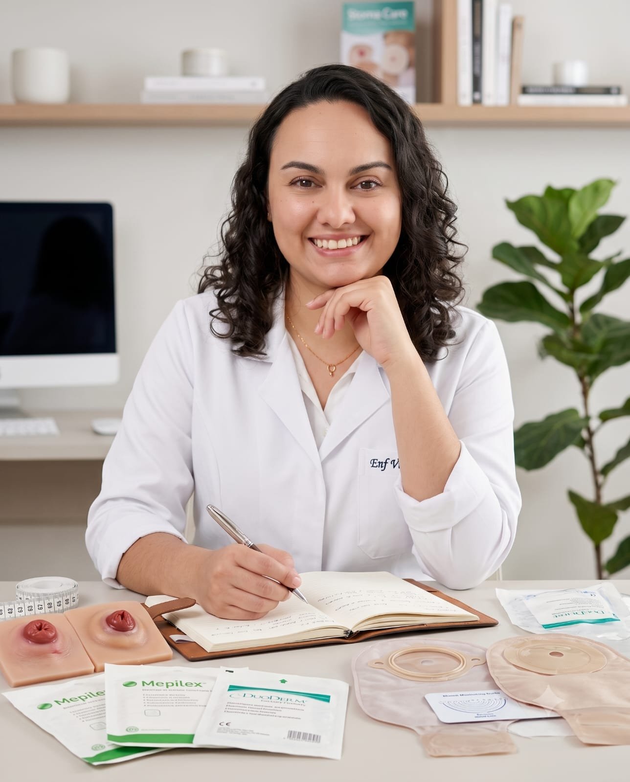 Vitória Souza, enfermeira estomaterapeuta